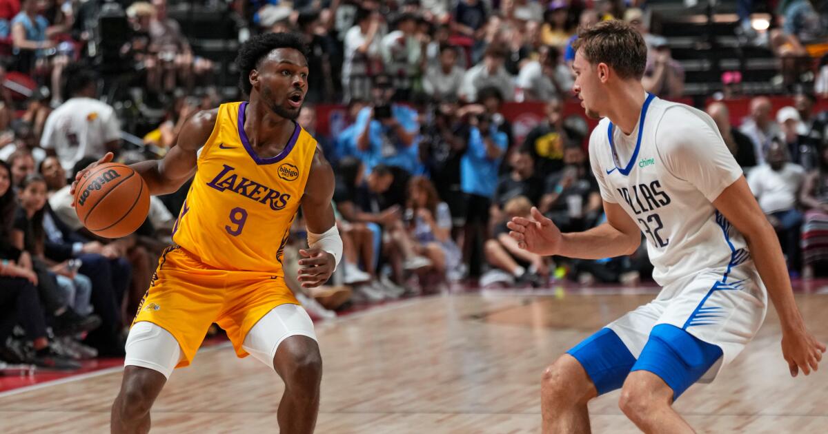 Bronny James and Lakers can't match Cooper Flagg and Mavericks