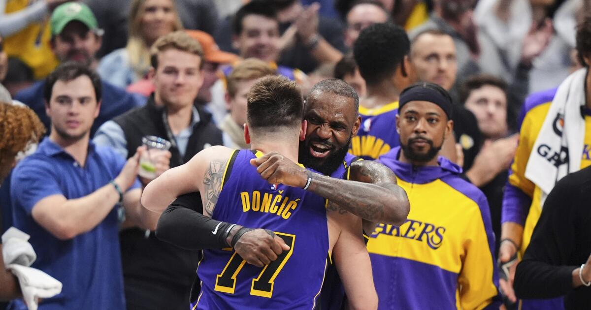 Lakers forge tighter bond supporting Luka Doncic in Dallas