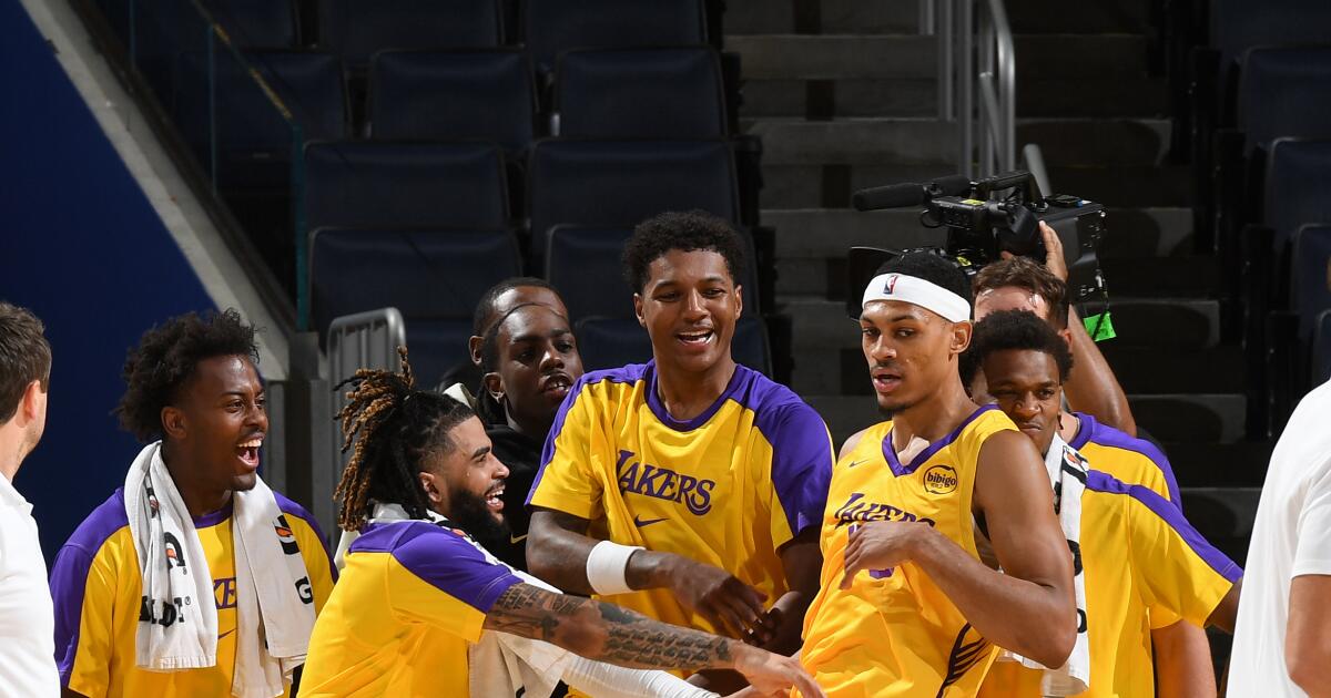 Darius Bazley, Dalton Knecht help Lakers rally for win over Spurs