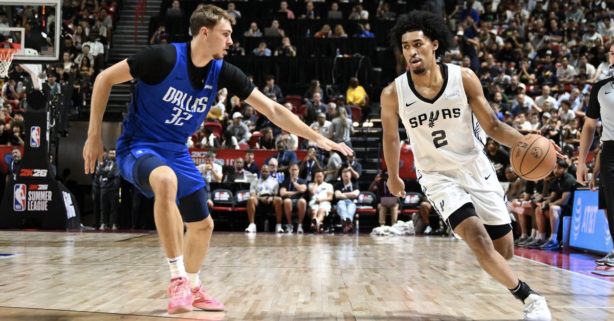 Dylan Harper shines in Summer League debut, Spurs beat Cooper Flagg’s Mavericks