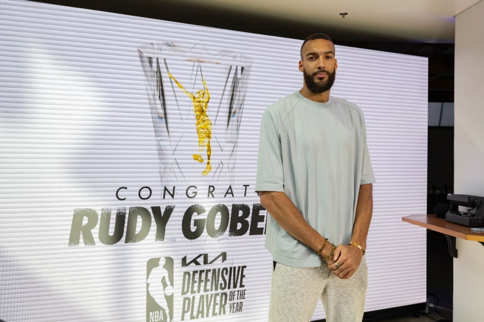 Gobert is one of four players in NBA history to win four Defensive Player of the year awards