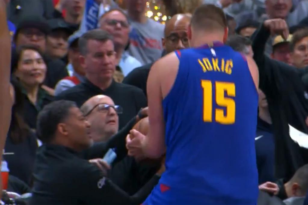 Jeff Van Gundy refuses to give ball to Nikola Jokic in wild playoff scene