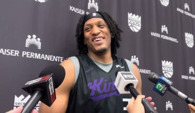 Video: Issac Jones: Improving as a corner 3P shooter, mentoring Sacramento's rookies