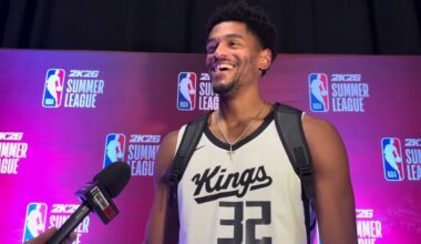 Video: Kings two-way big Dylan Cardwell on embracing defensive role, adjusting to NBA pace