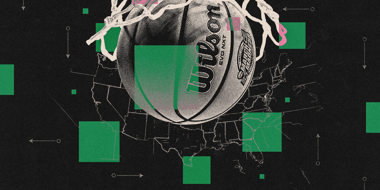 What if college basketball ran conference realignment? We sorted all 364 teams to find out