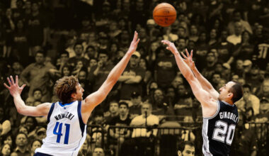 "When the game was on the line, he was there making big shots" - Dirk Nowitzki on how Manu Ginobili did everything for the San Antonio Spurs