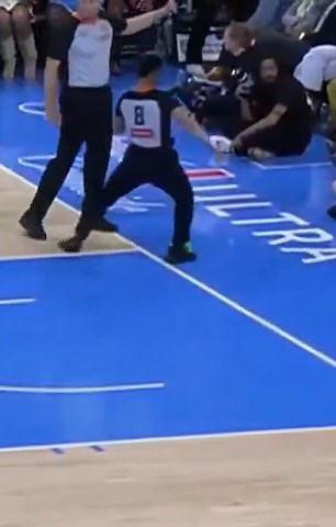 They then kicked the sex toy to one side