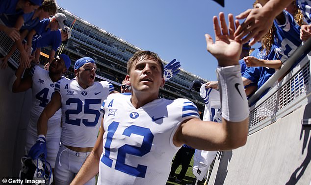 BYU quarterback Jake Retzlaff left after admitting he broke the school's ban on premarital sex