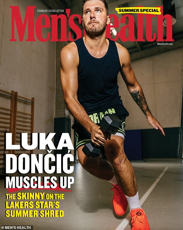 The Los Angeles Lakers star graced the cover of Men's Health magazine's summer edition