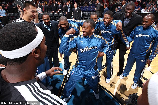 John Wall enjoyed doing pre-game dances, such as the 'Dougie', for his teammates' benefit
