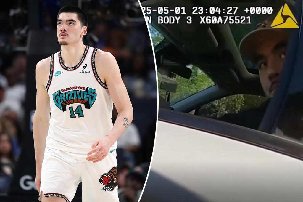 Grizzlies' Zach Edey scolded by police for going over 100 mph in video