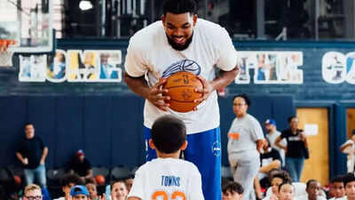 "After all that?!" - Karl-Anthony Towns's shot-blocking skills ignite epic roasting from kid at Knicks Summer Camp