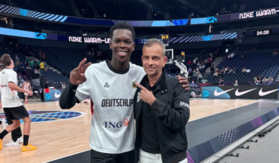 Sacramento Kings' newest point guard Dennis Schroder wows franchise owner Vivek Ranadive by leading Germany to another win in EuroBasket 2025
