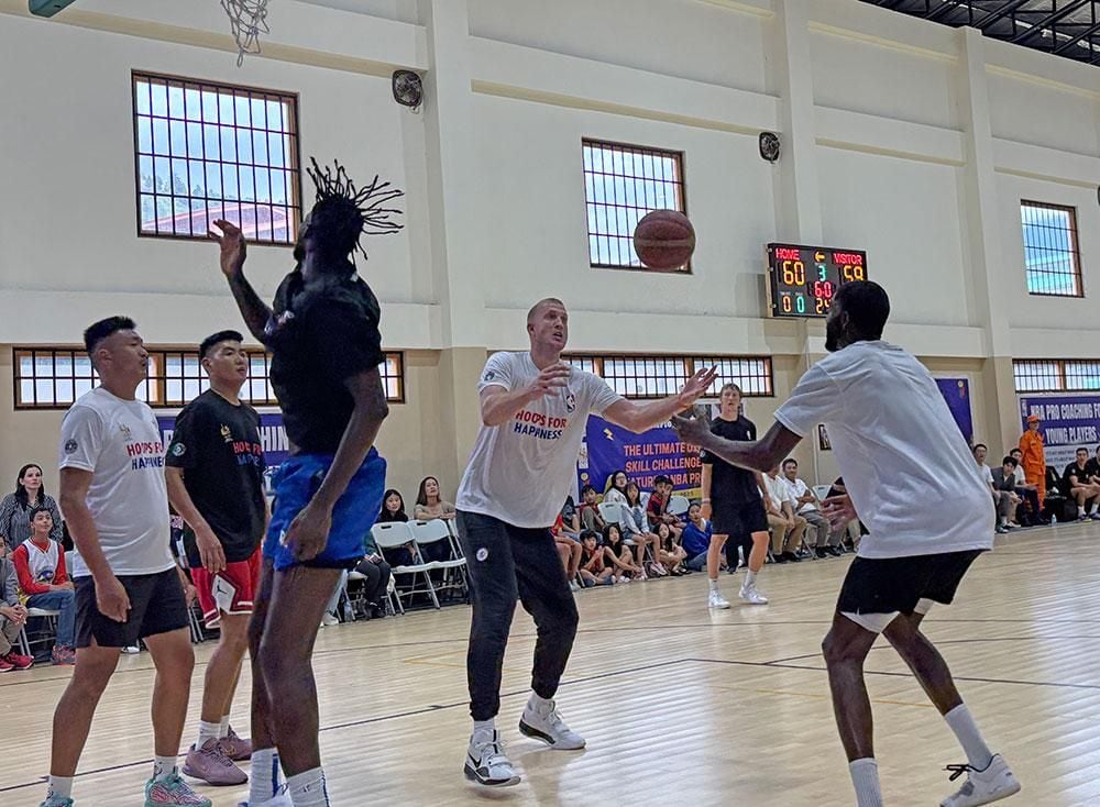 NBA players visit Bhutan