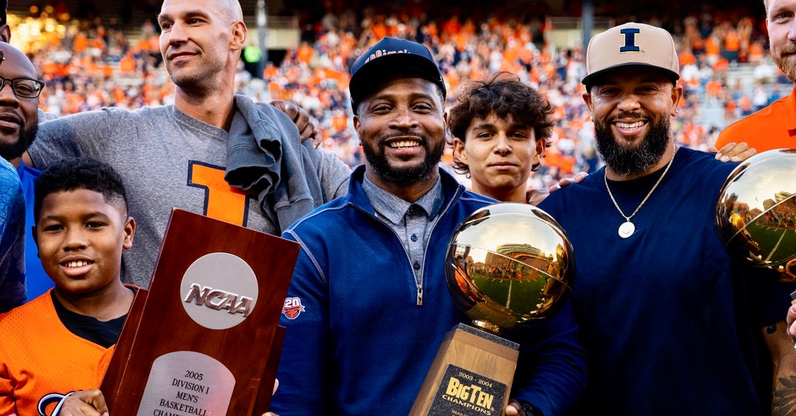 Iconic 2004-05 Illini get hero's welcome in return to Champaign for 20-year reunion