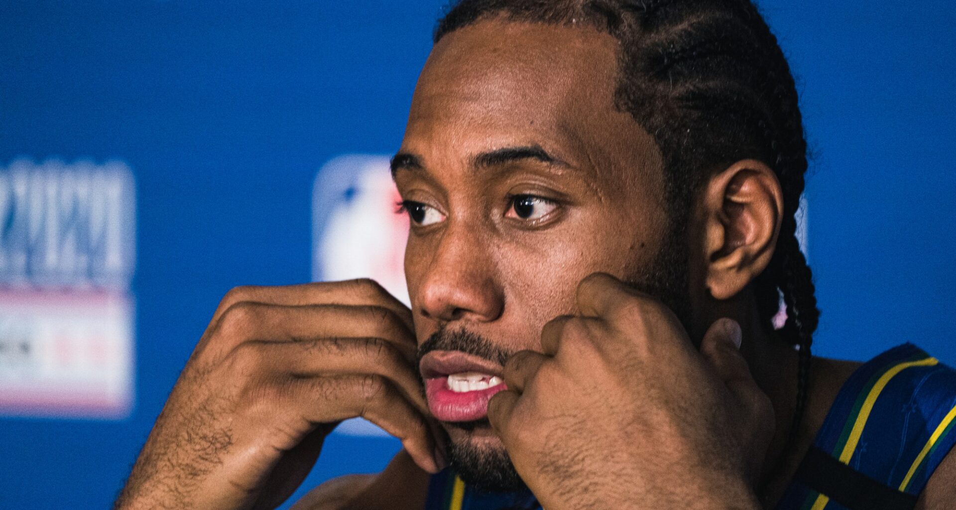 Kahwi Leonard sighing