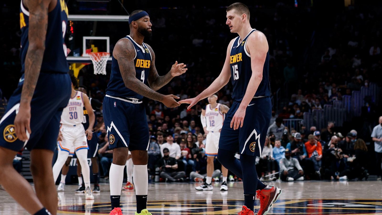 Demarcus Cousins and Nikola Jokic