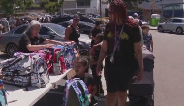 NBA stars from Oakland host back-to-school giveaway amid rising prices on supplies