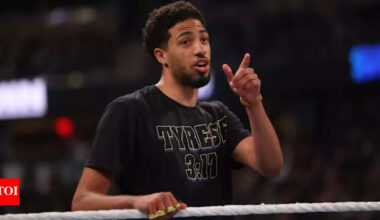 Indiana Pacers star Tyrese Haliburton attends WWE SummerSlam in style amid his Achilles injury | NBA News