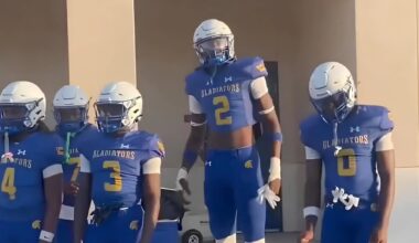 6ft 10in high school basketball star and wide receiver in two sport-pursuit with offer from $35m NIL suitor