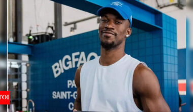 Jimmy Butler meets Jackie Chan in Beijing as Golden State Warriors star tours Asia for Li-Ning promotion | NBA News