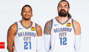 Andre Roberson and Steven Adams’ reunion selfie brings back warm memories of Oklahoma City Thunder days | NBA News