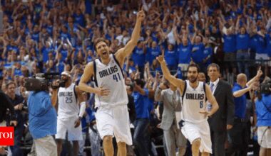 “Who’s the girl?” - Iconic fadeaway master Dirk Nowitzki shaking legs with mystery girl sparks buzz among fans | NBA News