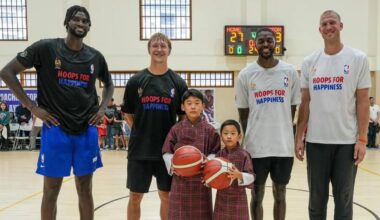 Bhutan’s Dragon Princes steal the spotlight at historic NBA match