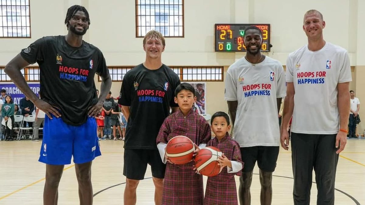 Bhutan’s Dragon Princes steal the spotlight at historic NBA match