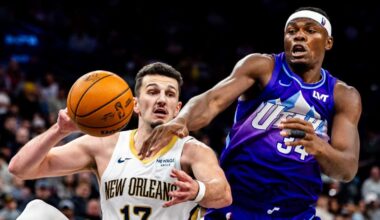 How the ever-smiling Oscar Tshiebwe nearly ruined a Jazz tank job