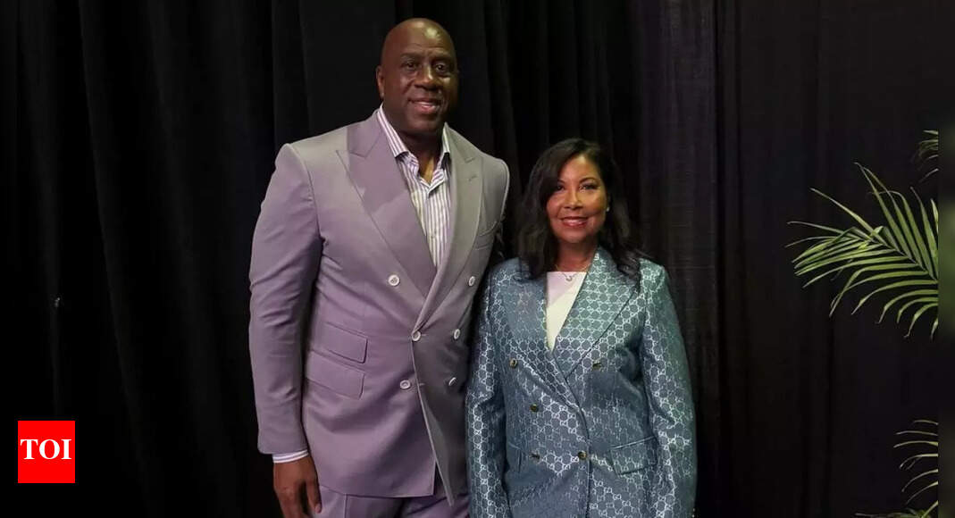Magic Johnson and his wife Cookie Johnson shared heartfelt moment for the Los Angeles Lakers legend’s mother | NBA News