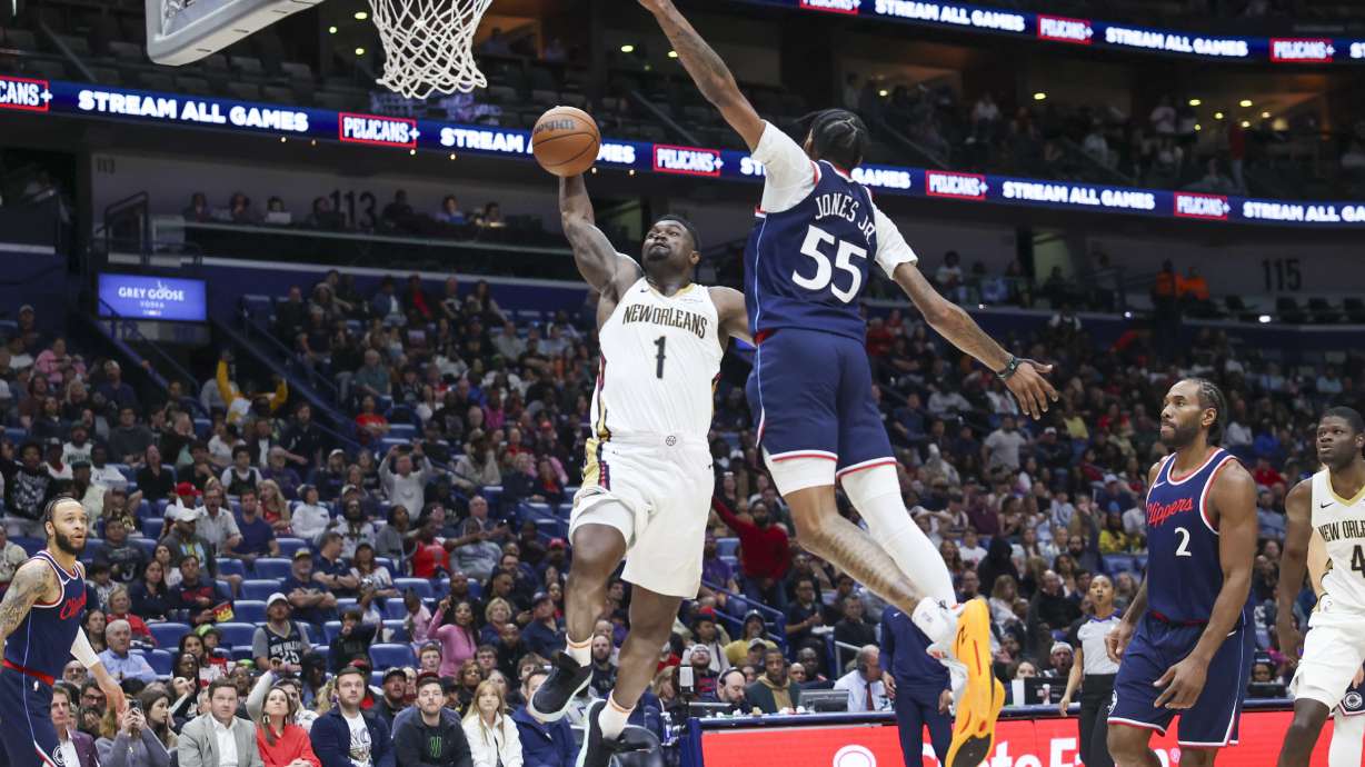 Zion Williamson gets 2nd triple-double in 2 weeks in Pelicans' win over Clippers