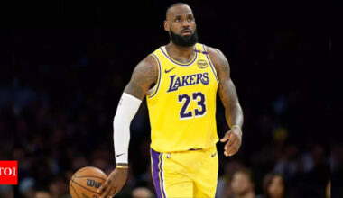 LeBron James showcases golf swing as Los Angeles Lakers star embraces new sporting hobby | NBA News