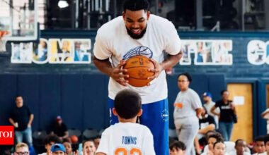 "After all that?!" - Karl-Anthony Towns's shot-blocking skills ignite epic roasting from kid at Knicks Summer Camp | NBA News