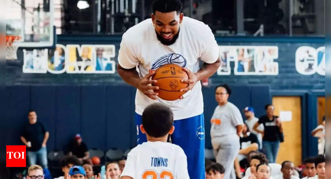 "After all that?!" - Karl-Anthony Towns's shot-blocking skills ignite epic roasting from kid at Knicks Summer Camp | NBA News