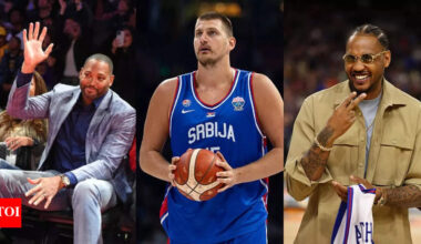7x NBA champion shares unfiltered opinion on heated jersey debate with Nikola Jokic and Carmelo Anthony | NBA News
