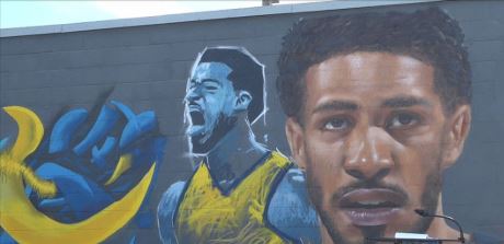 New Mural in Indianapolis Honors Pacers Star Tyrese Haliburton
