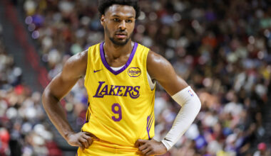 Los Angeles Lakers guard Bronny James