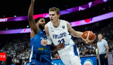 Utah Jazz star Lauri Markkanen dominates Great Britain at FIBA EuroBasket for Finland with 43 points in 23 minutes | NBA News