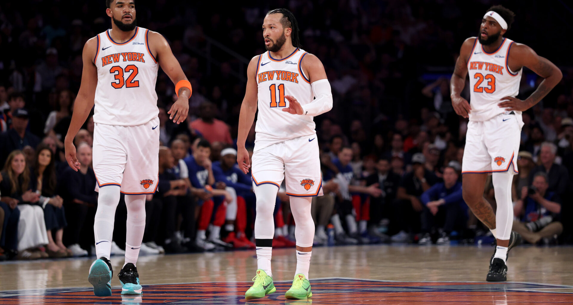 Karl-Anthony Towns Jalen Brunson Mitchell Robinson Knicks