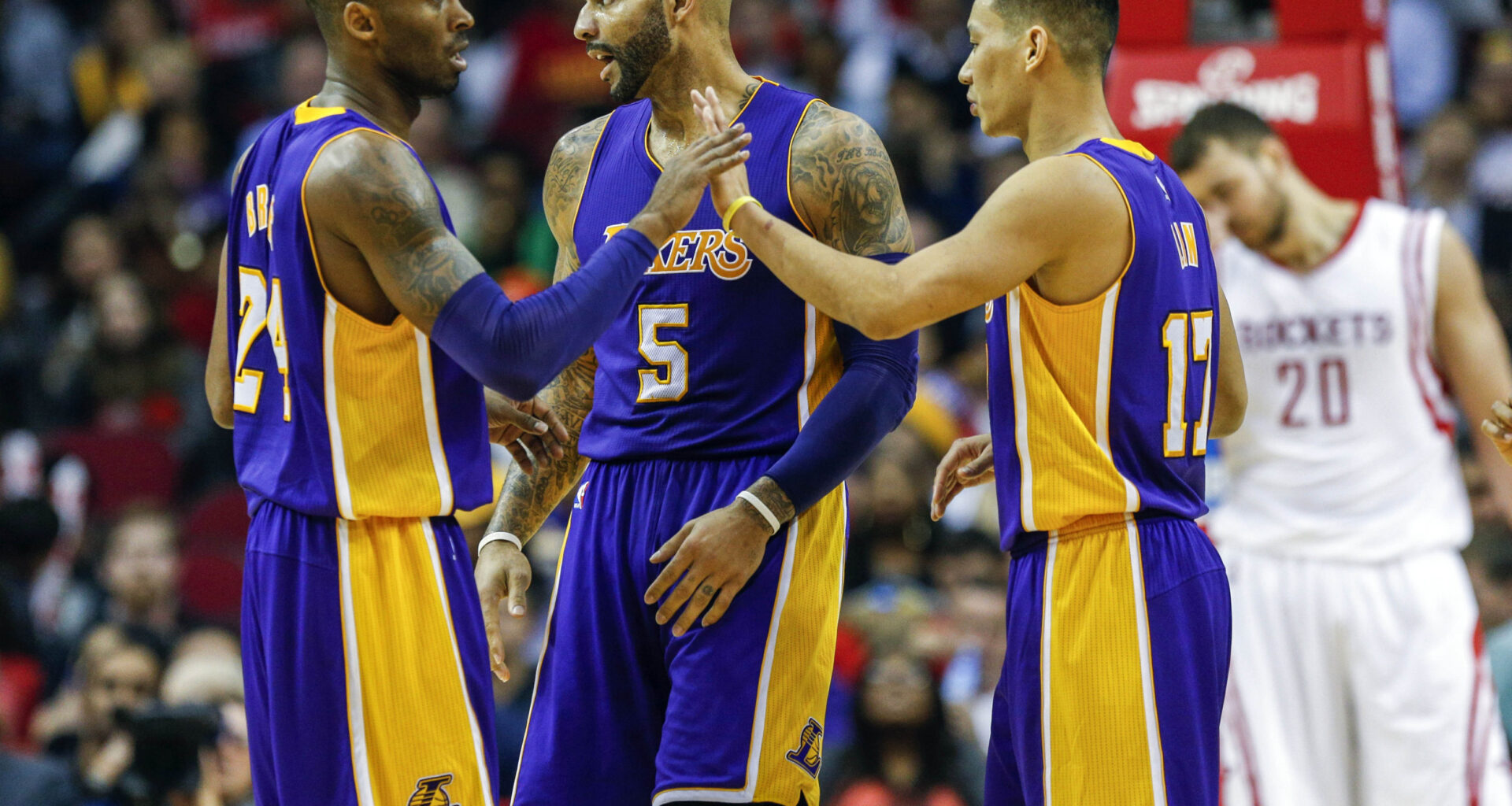 Kobe Bryant Carlos Boozer Jeremy Lin Lakers