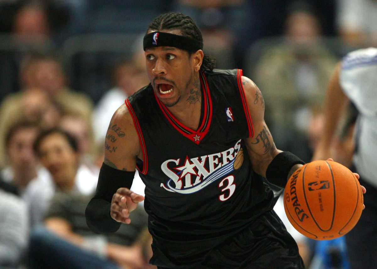 Sixers “Classic Edition” Iverson-era court design leaked