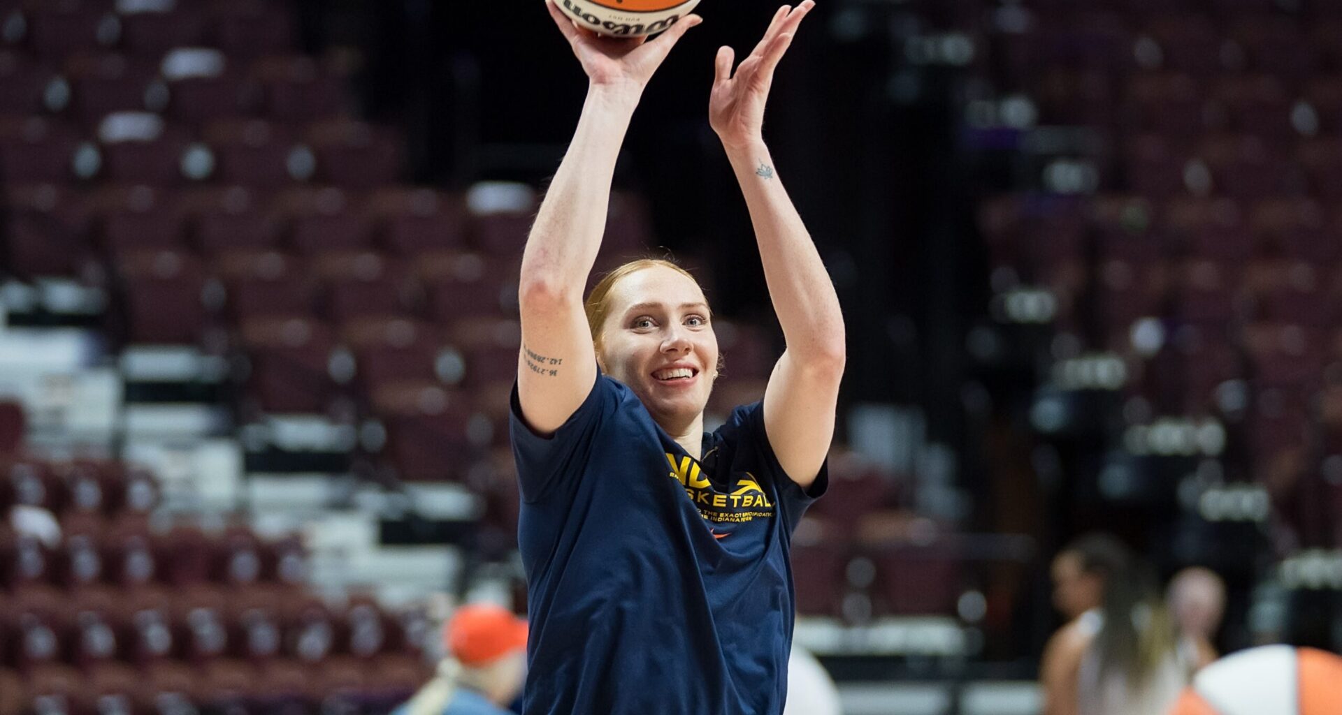 Indiana Fever's Chloe Bibby winding, emotional path to the WNBA