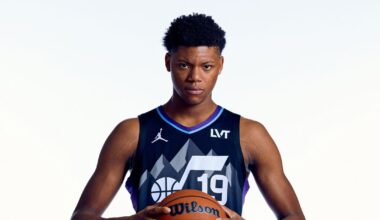 The Utah Jazz reveal new court design, and it’s sensational