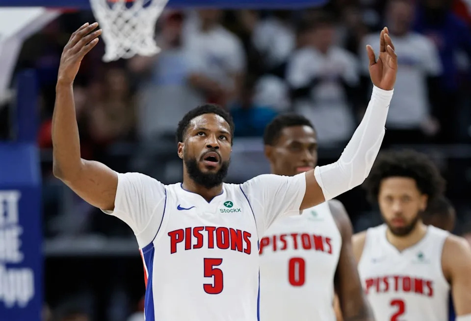 Pistons shooting guard Malik Beasley AP