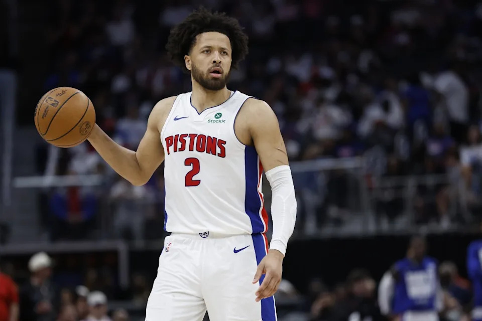 Detroit Pistons guard Cade Cunningham (2) Rick Osentoski-Imagn Images