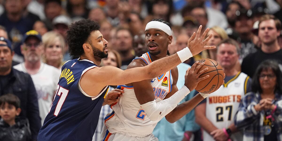 Clank! Nuggets and Thunder combine for 25 points, tied for fewest in 1st quarter of NBA playoff game