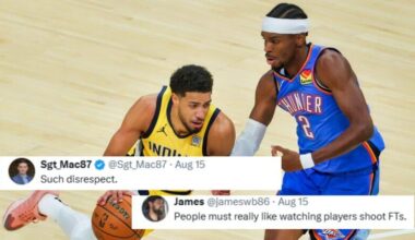 Major Disparity In Oklahoma City Thunder And Indiana Pacers’ National TV Games Draws Strong Fan Reactions