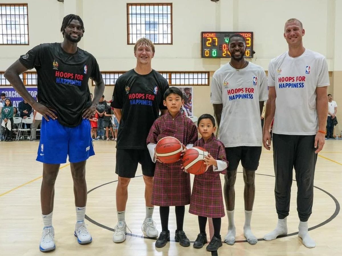 Bhutan’s Dragon Princes steal the spotlight at historic NBA match