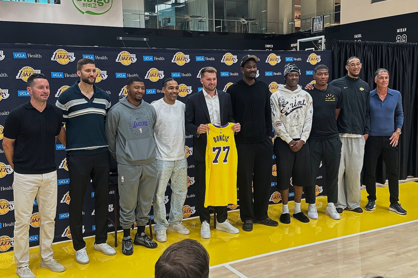 Doncic recently agreed to a three-year, $165 million contract extension with the Lakers.